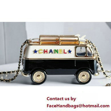 Chanel Plexi, Enamel, Strass & Gold-Tone Metal Mini Van Minaudiere Bag AS4590 2023 - Click Image to Close